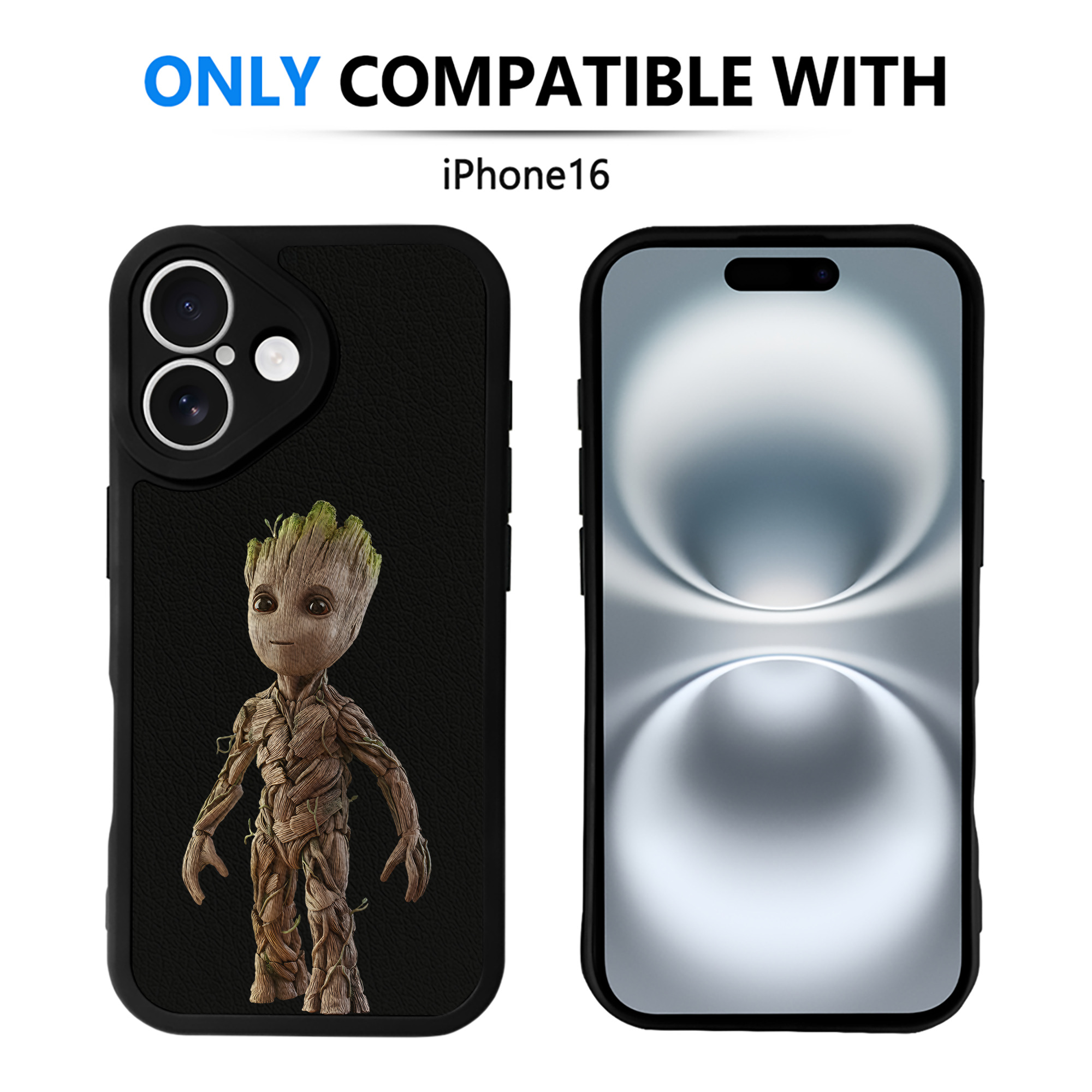 （画像用） アベンジャーズ The Avengers 【iPhone 16シリーズ対応】シリコンスマホケース（レザー調） 材質：シリコン